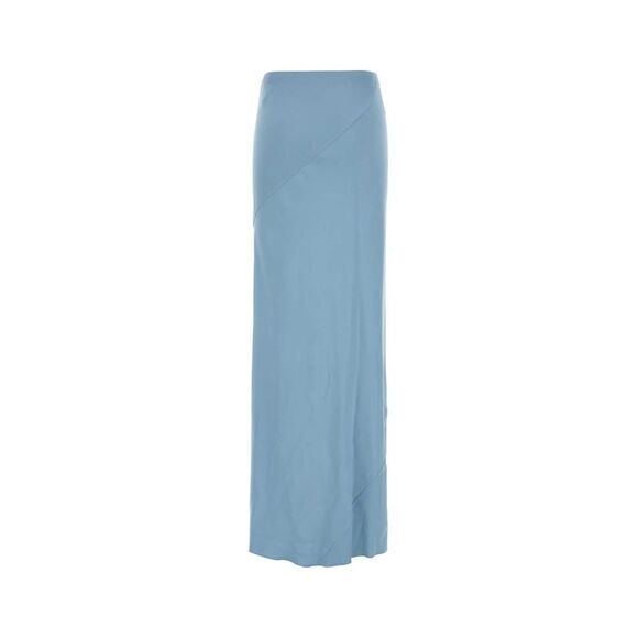 Ermanno Scervino Women Light-Blue Twill Skirt - Picture 2 of 2